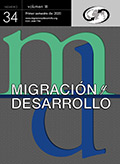 Migración y Desarrollo vol. 18, no. 34, enero-junio 2020