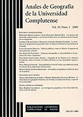 Anales de Geografìa de la Universidad Complutense Vol. 29 Num 2