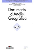 Documents d´ Anàlisi Geogràfica N° 63/1