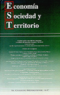 Economía, Sociedad y Territorio vol. XVI N° 50